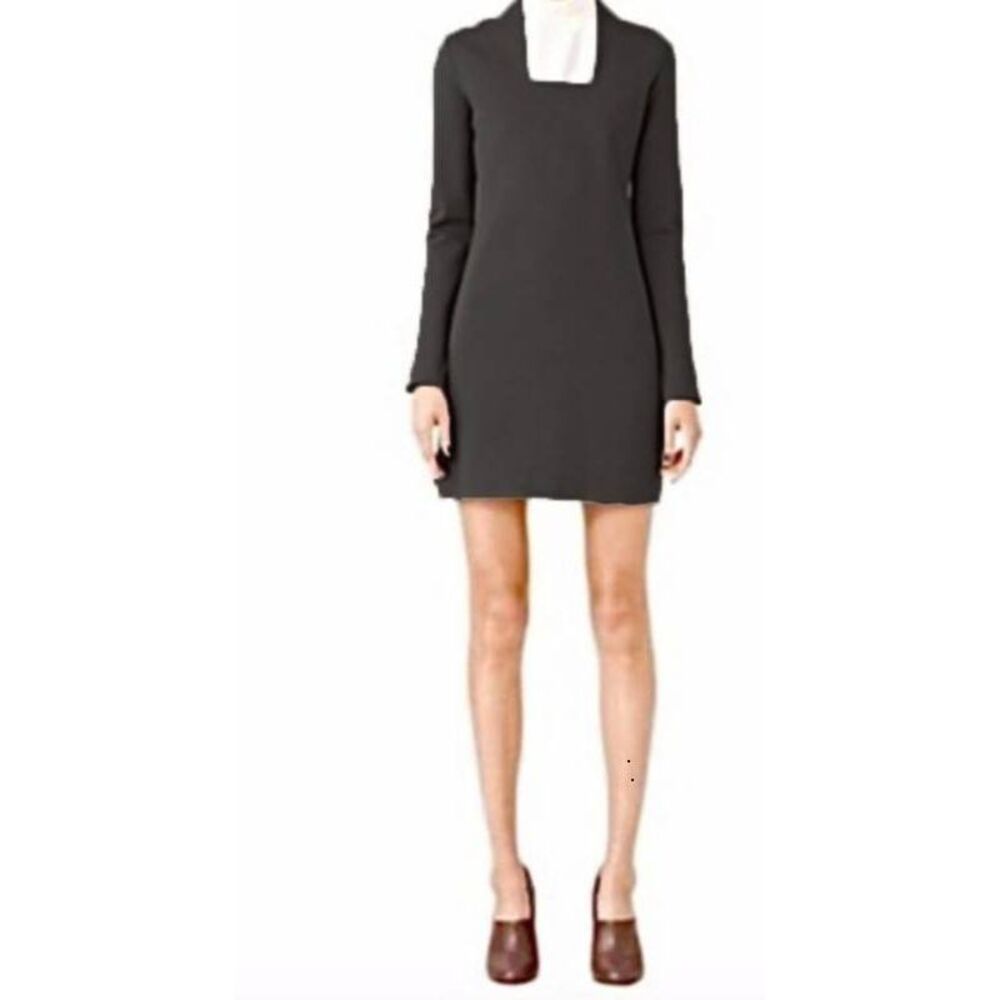 KATE SPADE Saturday Black Square Neck Mini Dress Size XS